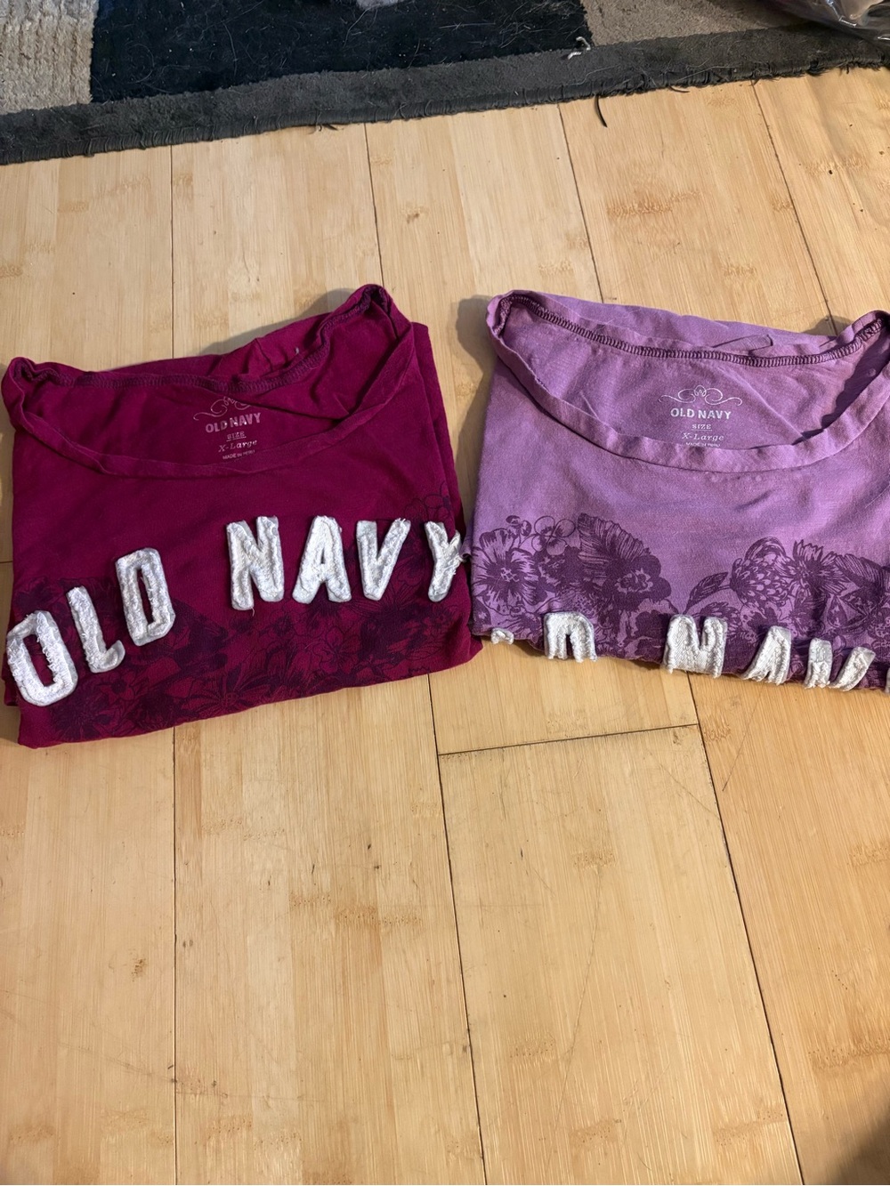 Old Navy Tee Pair - Plum & Lavender